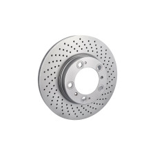 Disc de frână GT2i Grupa N, față stânga, Porsche Boxster 911, perforat, 318x28 mm - BR-DFN-1052 - 3661768945131